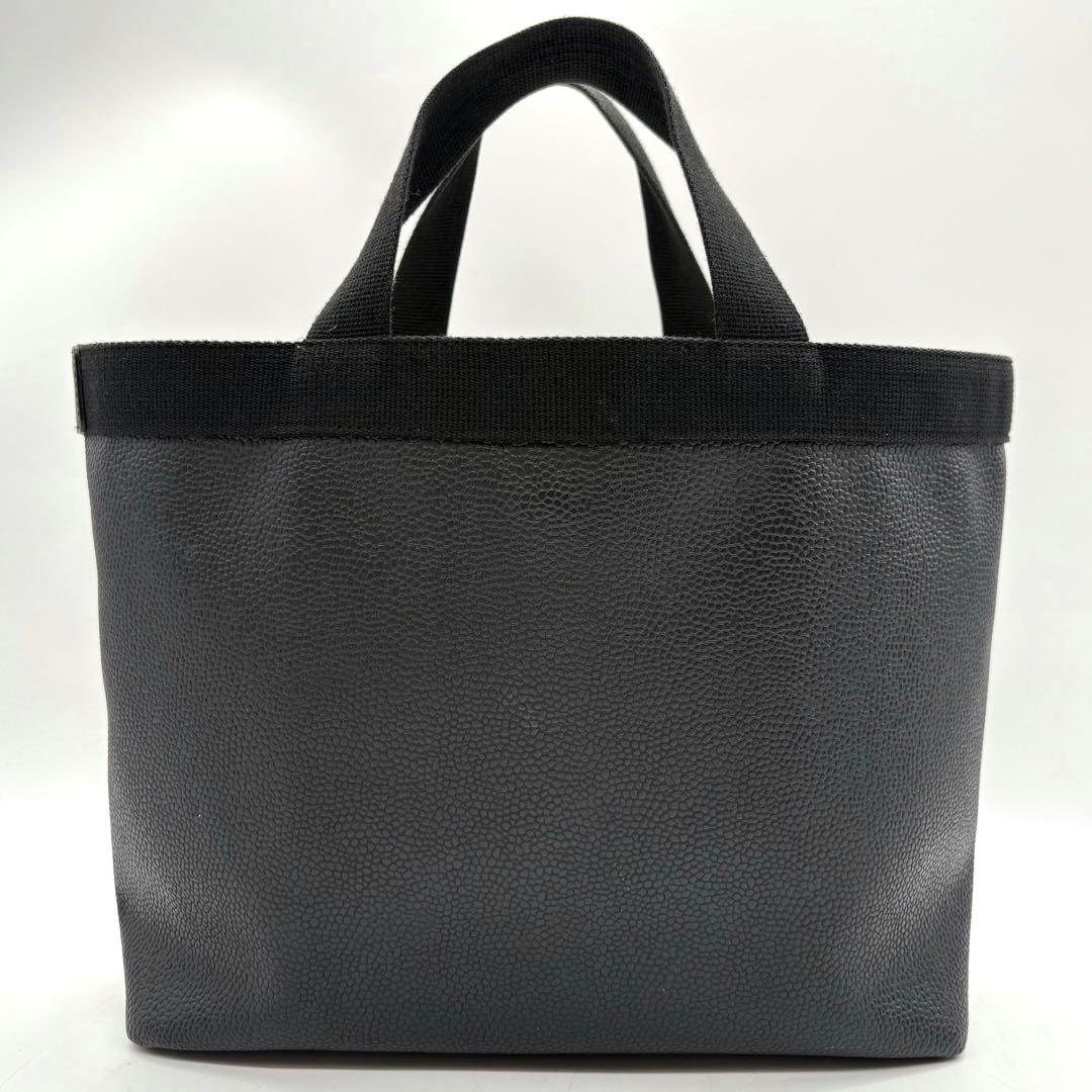 【美品】Herve Chapelier トートバッグ ブラック レザー
