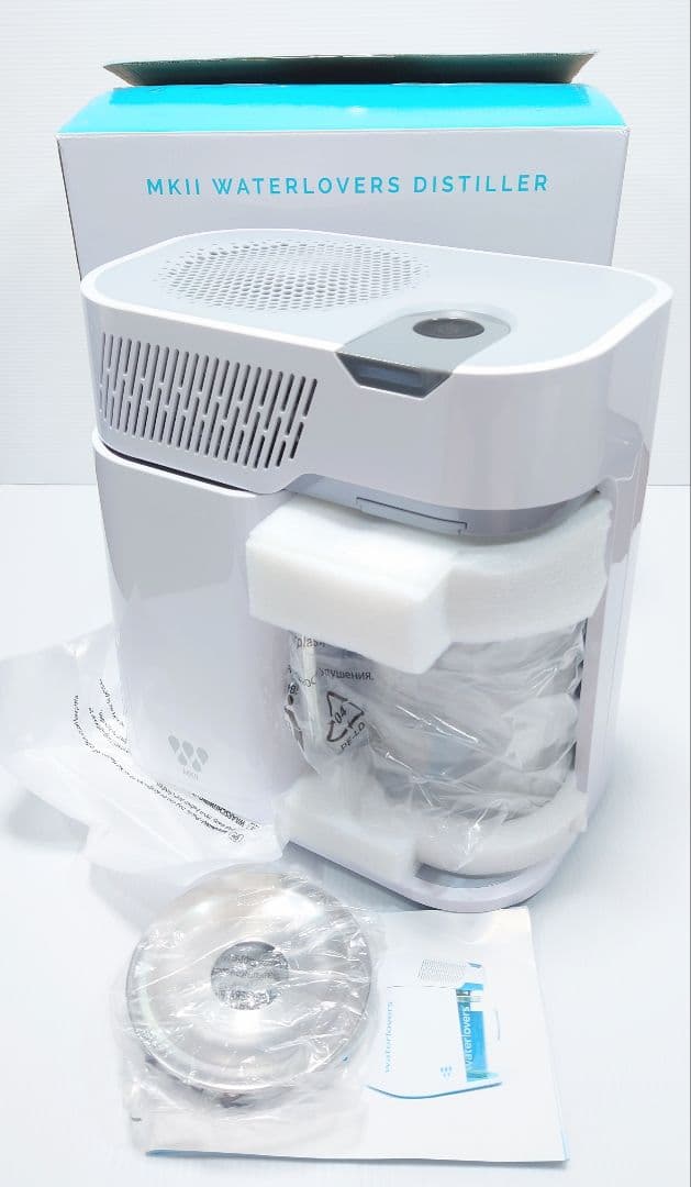 スマートテクノロジーを搭載した先進的なデザインの蒸留水器【新品】