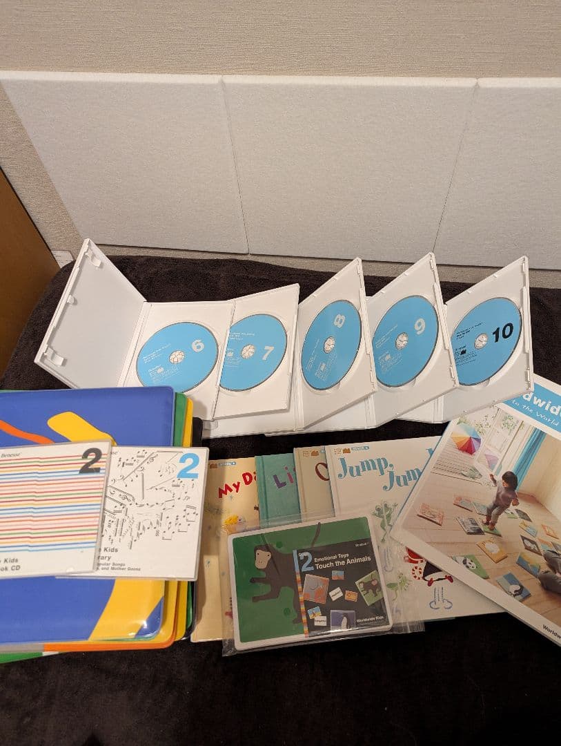 【ほぼフルセット】ワールドワイドキッズ　まとめ売り　英語教材　ベネッセ