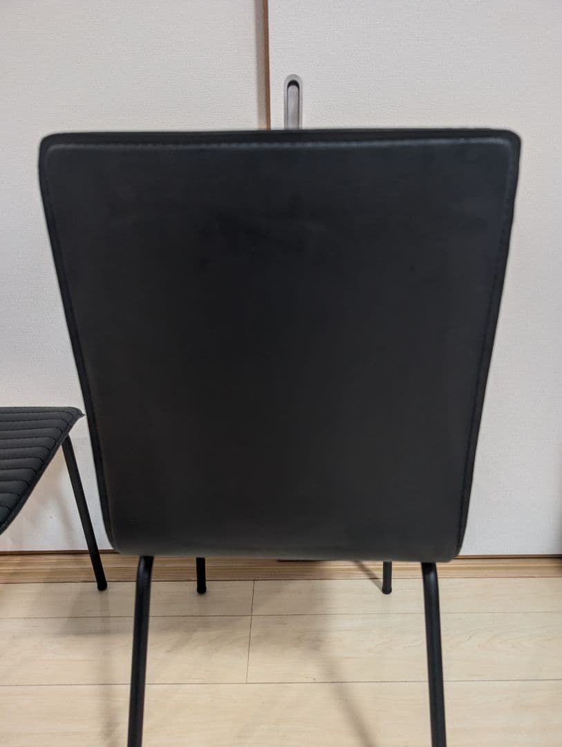 【美品】ニトリ ダイニングチェア クーボ BK 2脚セット