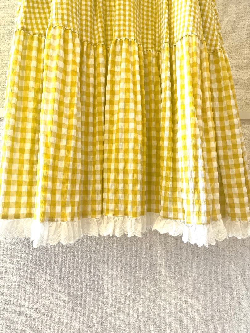 美品！Candy Stripper ギンガムチェック ワンピース