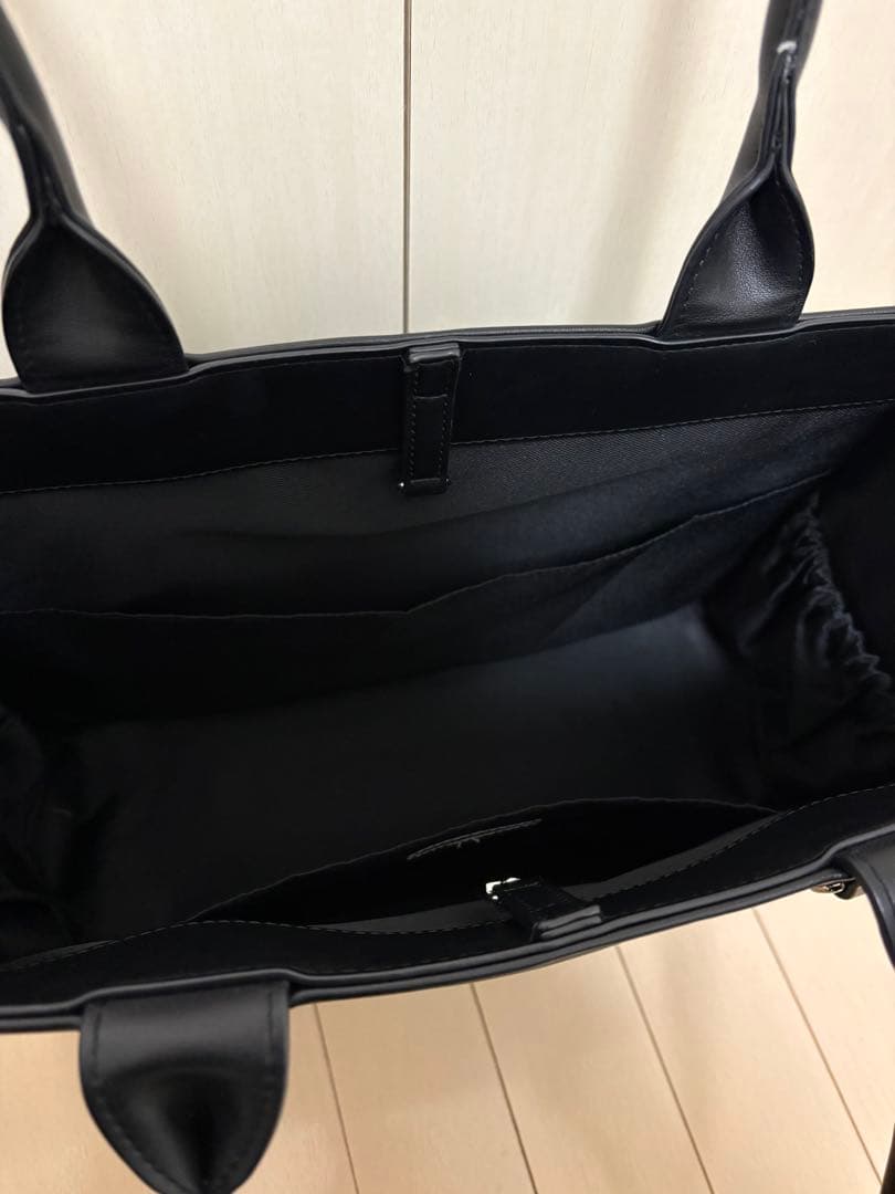 rienda 【WEB限定】WRRロゴフェイクレザートートバッグ