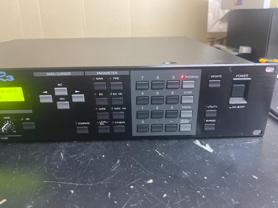 YAMAHA ProR3 デジタルリバーブ 通電・動作確認済み 初期化済み