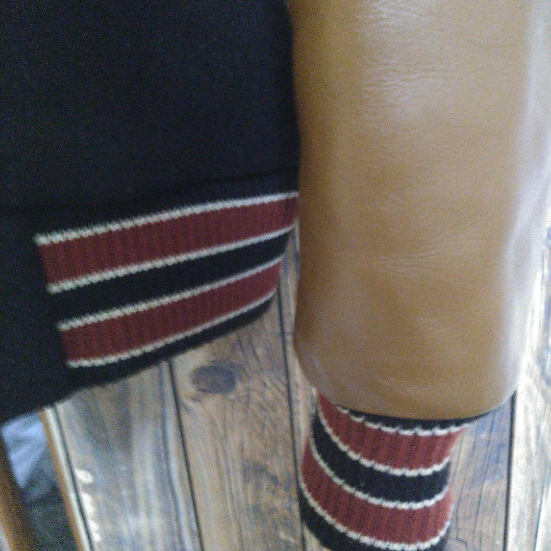 極美品！ダルチザン桐生スタジャンSTUDIO D'ARTISAN 袖馬革