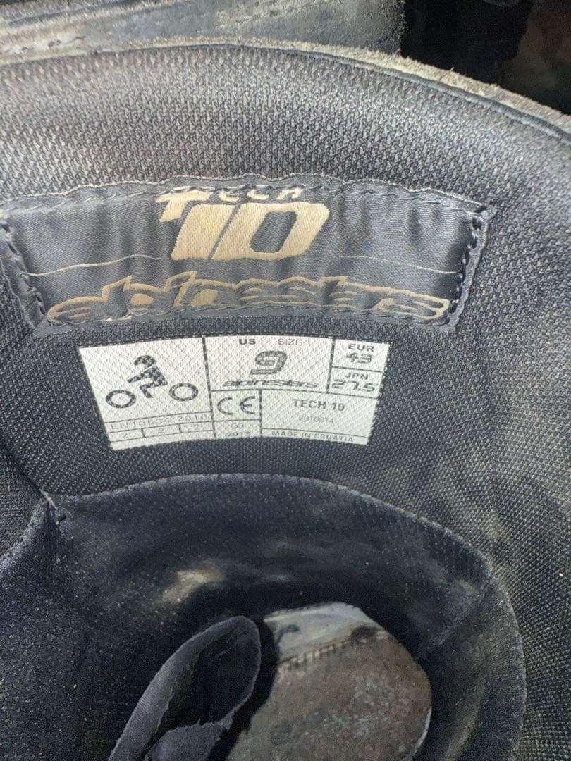 アルパインスター　テック10 オフロード用ブーツ ブラック