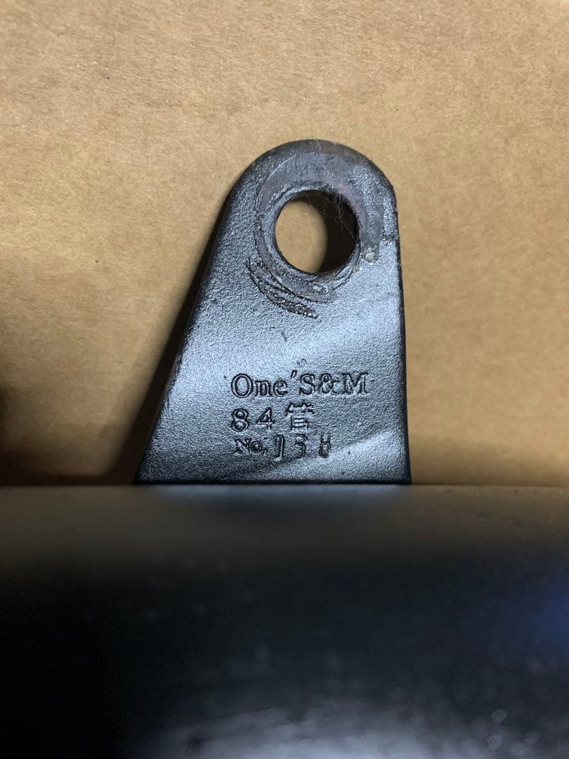 CBX400f ワンズ　マフラー 初期型84管 　艶消しブラック