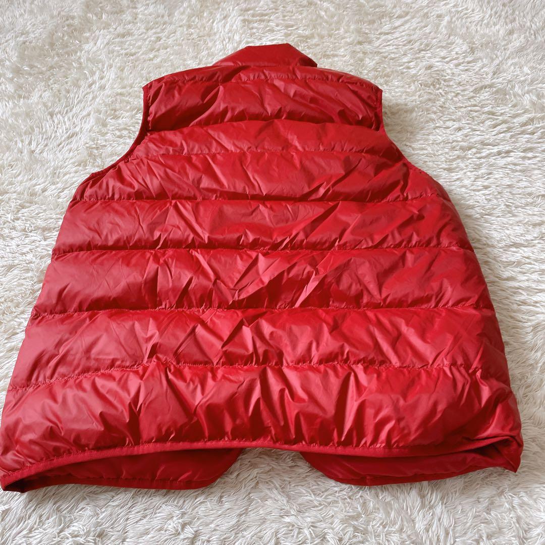 タグ付き drug store's ライトダウンベスト ブタ L レッド