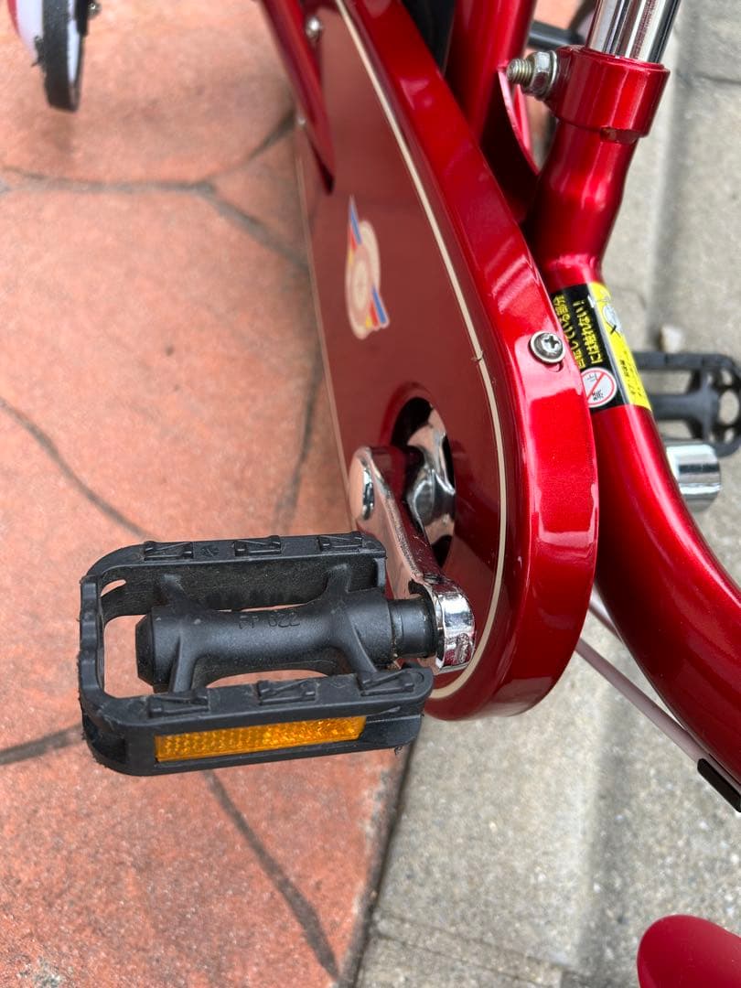 子供　自転車　people 12インチ　赤　【引き取り限定】