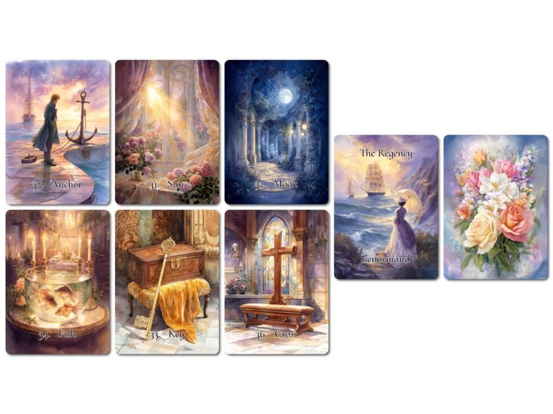 【正規品ルノルマンカード】超美麗✨海外インディーズ✨ロマンティックヴィンテージ