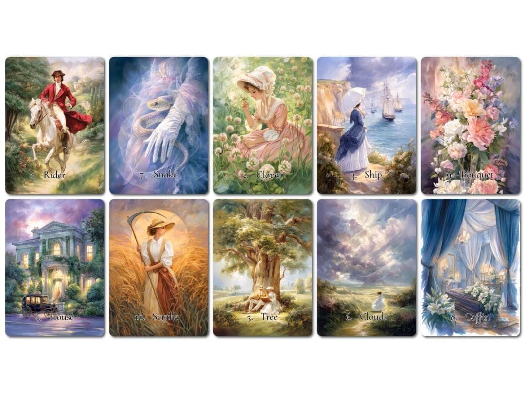 【正規品ルノルマンカード】超美麗✨海外インディーズ✨ロマンティックヴィンテージ