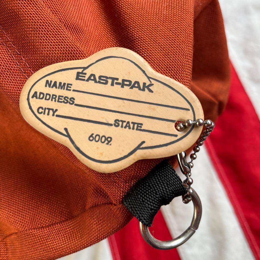 70s ビンテージ EASTPAK 旧タグ ドラムバック オレンジ アメリカ製