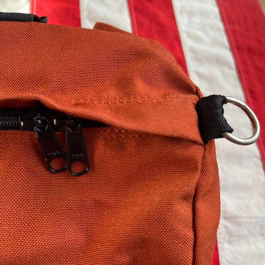 70s ビンテージ EASTPAK 旧タグ ドラムバック オレンジ アメリカ製