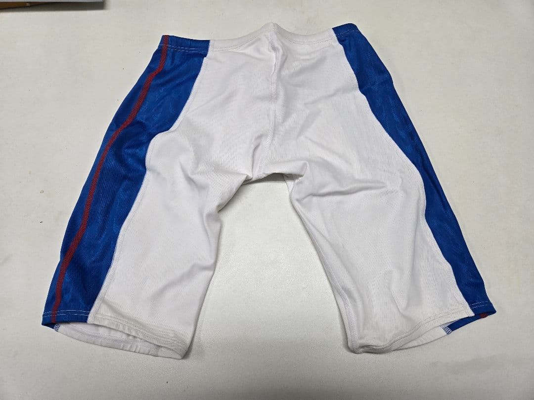 speedo 競泳用水着 白/青/赤　JASPO　Lサイズ