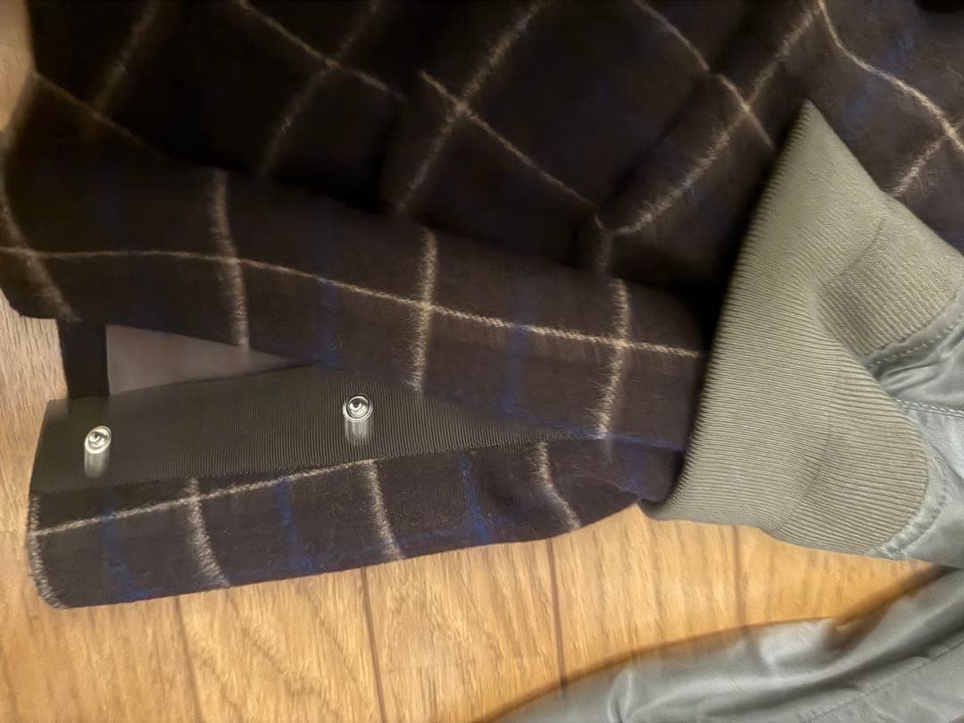 Sacai サカイ✰ コレクション美品クリーニング済　チェック　MA-1 コート