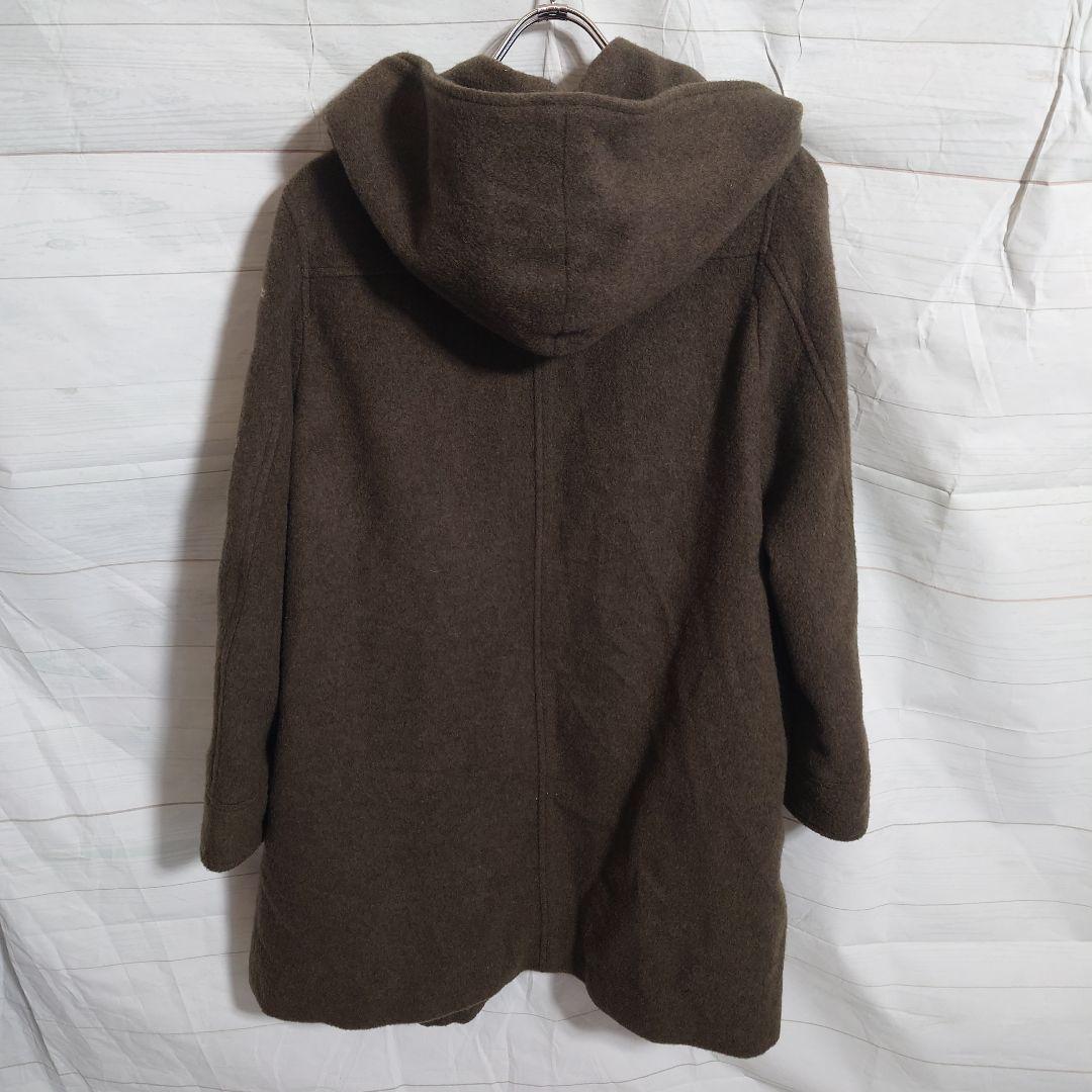 け298 Cooアルベロベロ 刺繍 フーディー コート カーキ ブタ 花