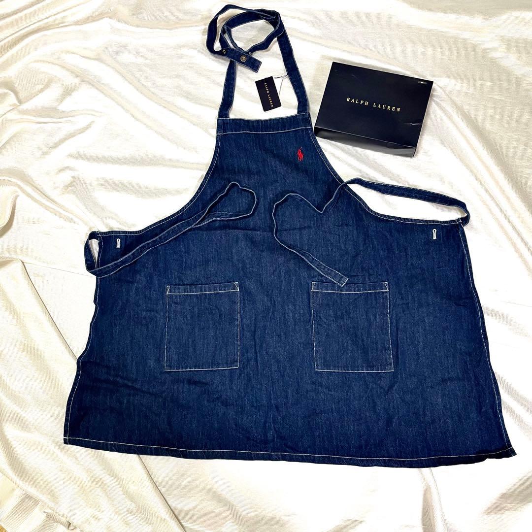 新品タグ付き ラルフローレン RALPH LAUREN デニム エプロン