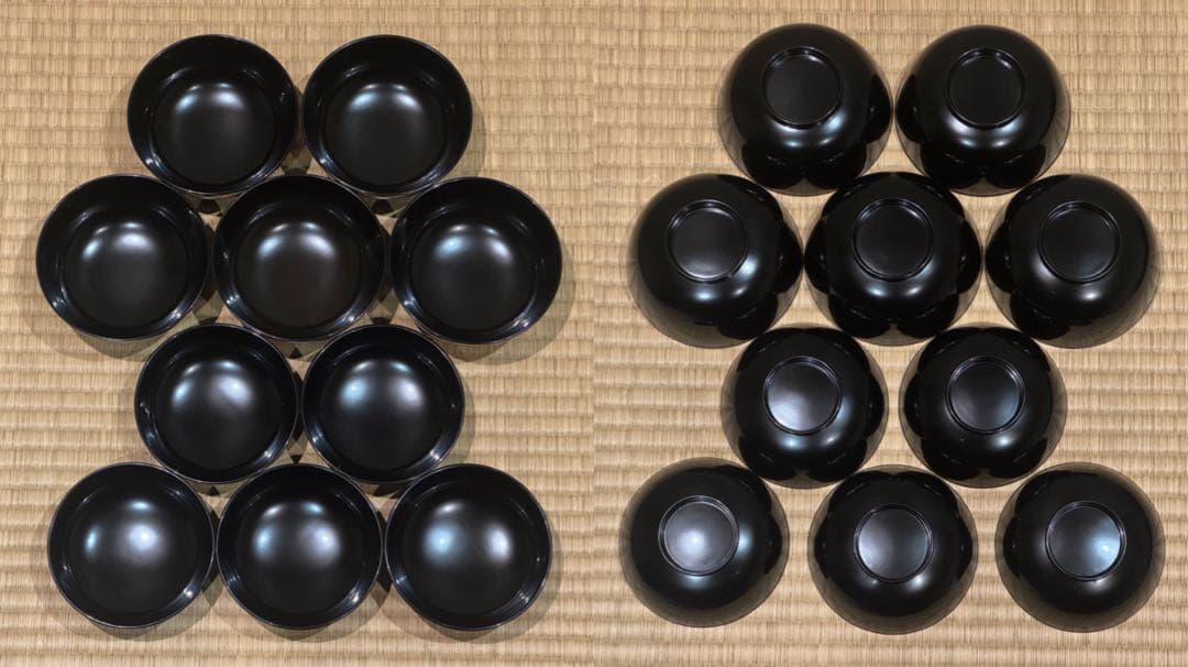 輪島塗 塗師 角藤弘悦 懐石道具 五客揃 共箱 引き盃 盃台 椀 茶懐石一式