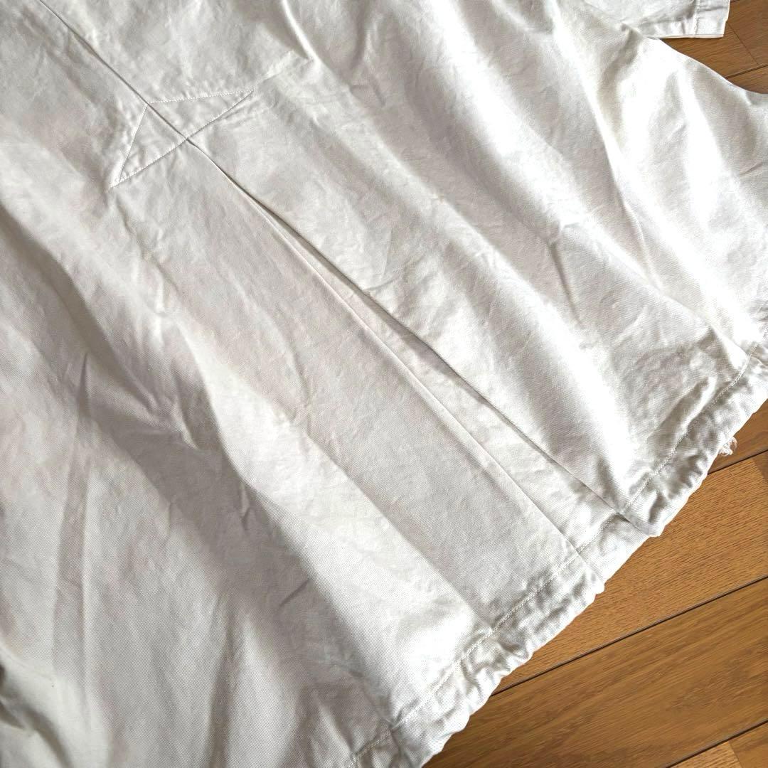 HARVESTY ハーベスティ オーバーハーフコート アイボリー サイズ1