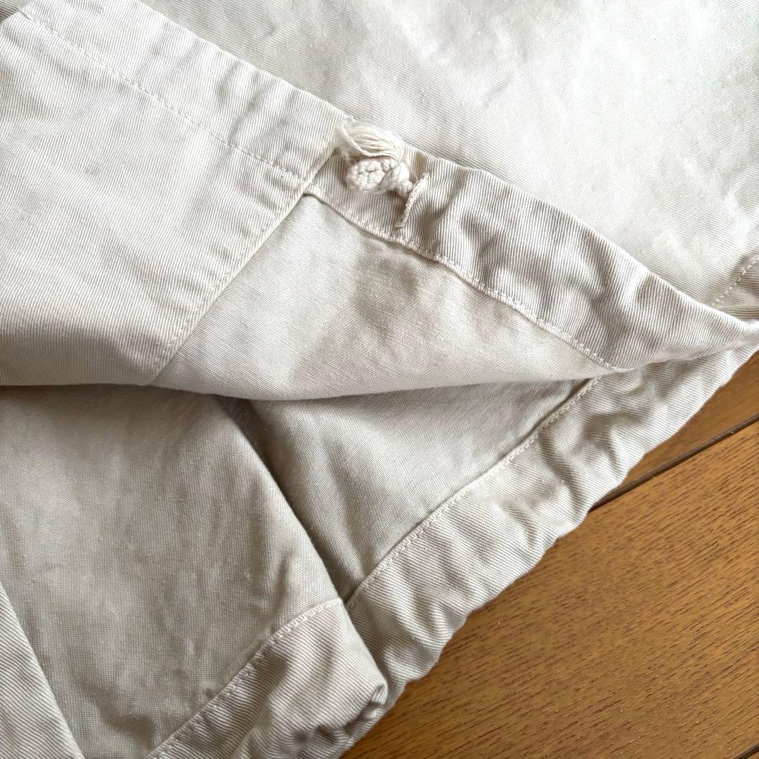 HARVESTY ハーベスティ オーバーハーフコート アイボリー サイズ1