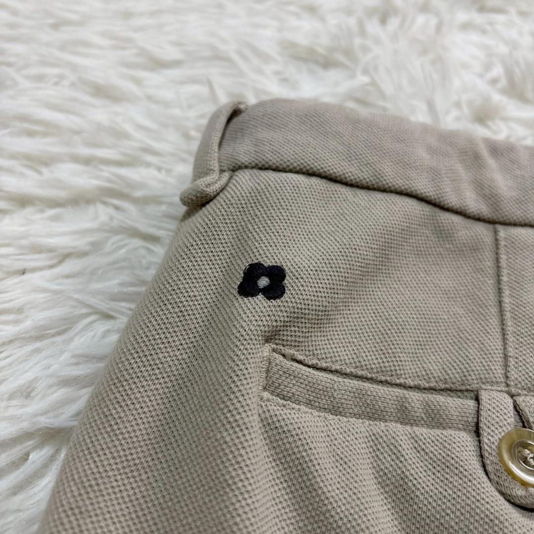 LARDINI　ベージュ コットン混紡 パンツ　50 リネン 麻