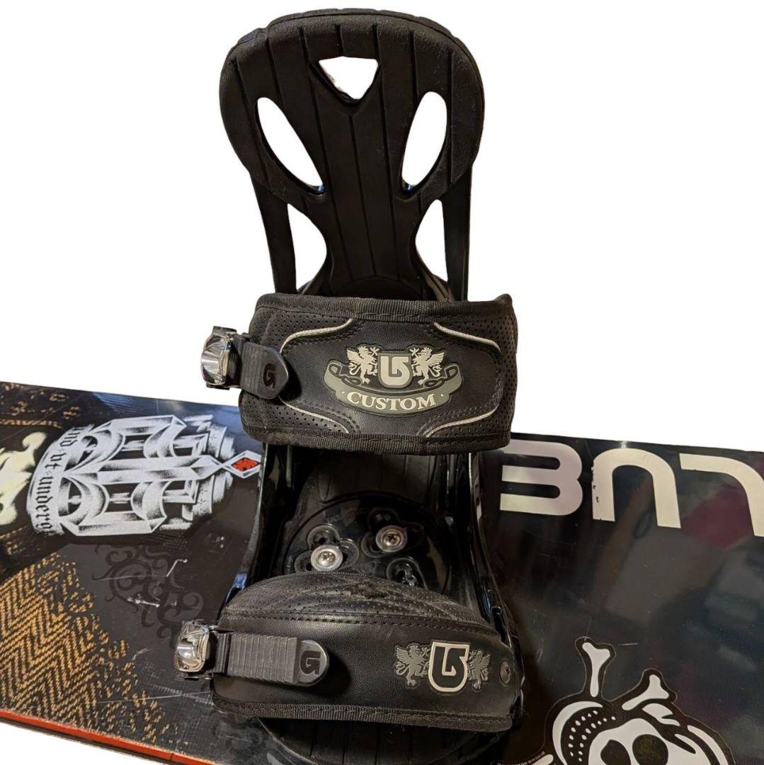 美品】BURTON Custom スノーボード バートン ビンディング セット