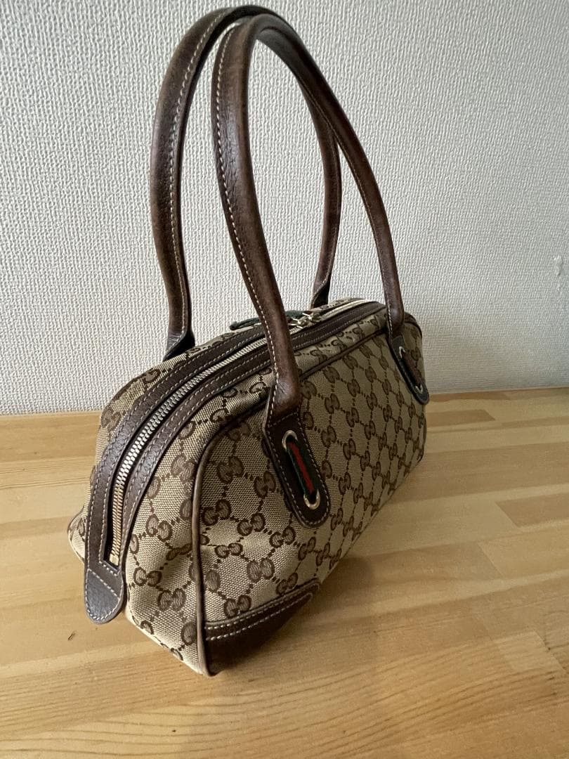 GUCCI グッチ プリンシーGG シェリーライン リボン ショルダーバッグ