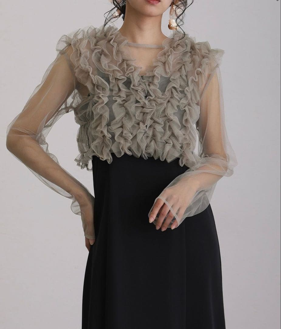 alto 3点セットフリルボレロドレス