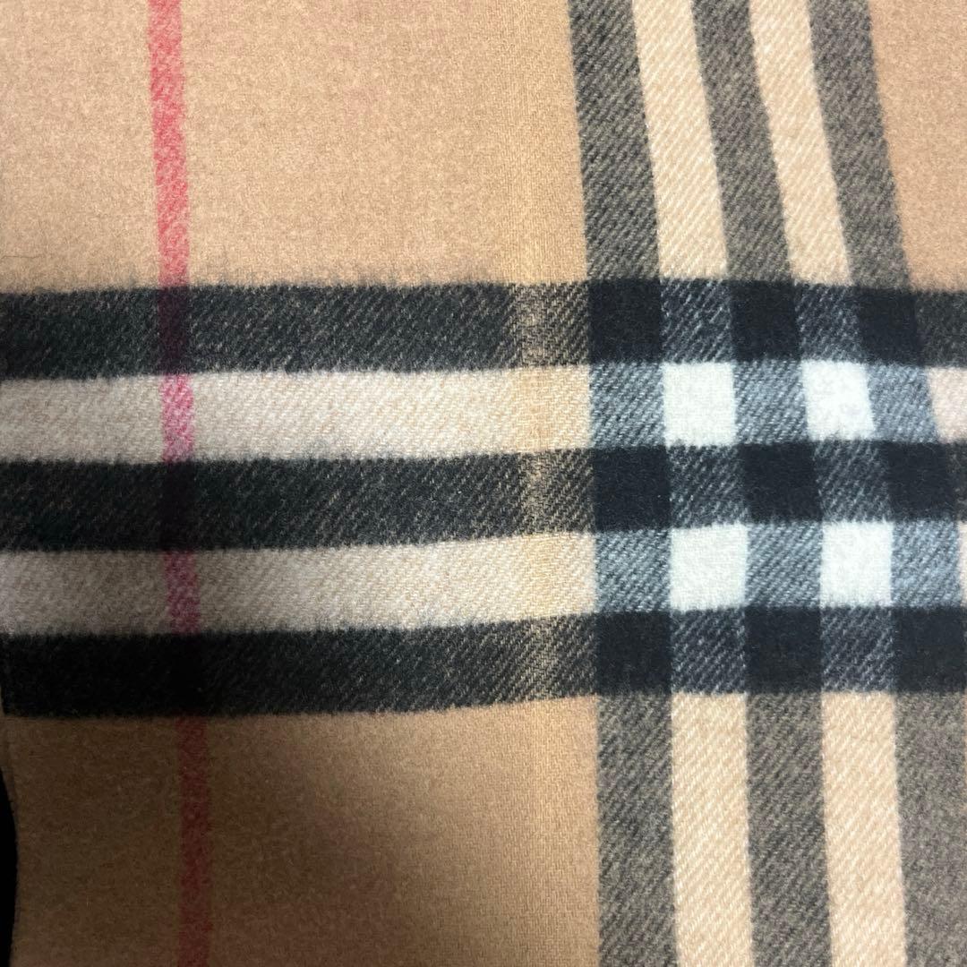 名作✨良品✨バーバリー ロンドン マフラー　メガチェック　カシミヤ　メリノウール