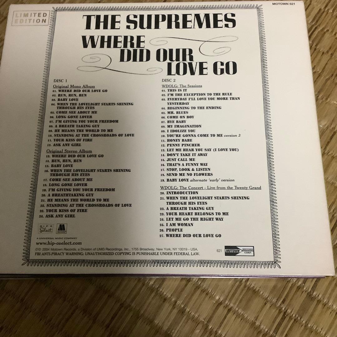 洋楽 Where Did Our Love Go 40th Anniversary