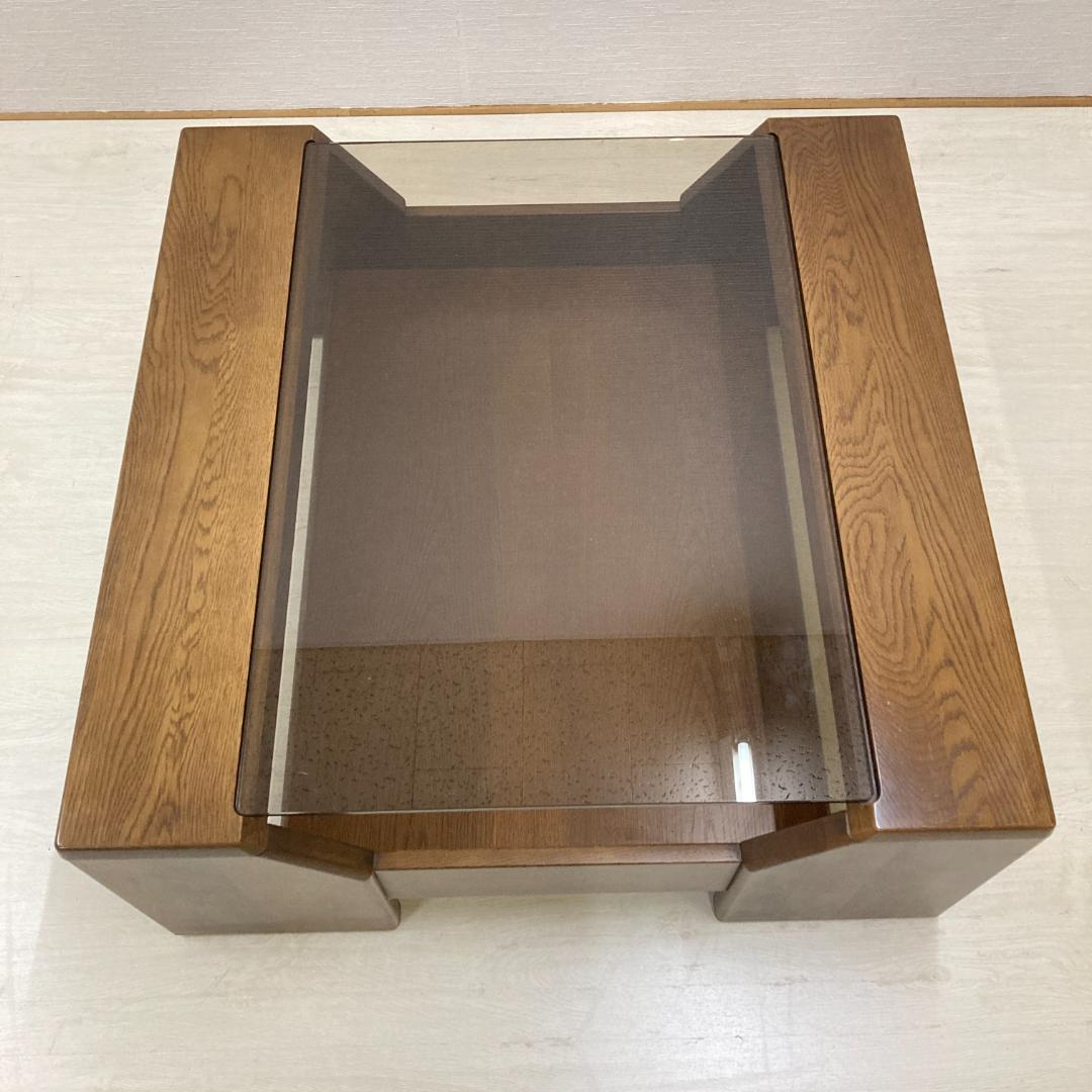 【カリモク】ガラステーブル　センターテーブル　ローテーブル　リビングテーブル