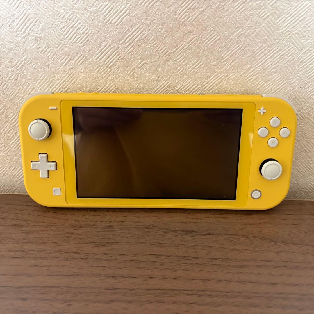 【Nintendo Switch Lite】 イエロー本体・充電ケーブル 箱付き