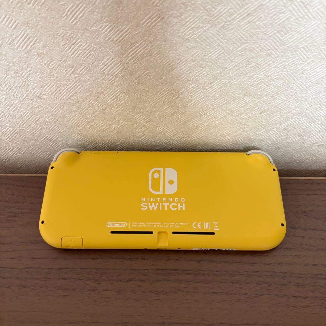 【Nintendo Switch Lite】 イエロー本体・充電ケーブル 箱付き