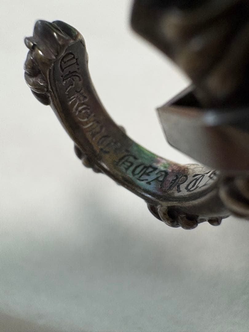 CHROME HEARTS HOOP CROSS SML クロムハーツ　ピアス