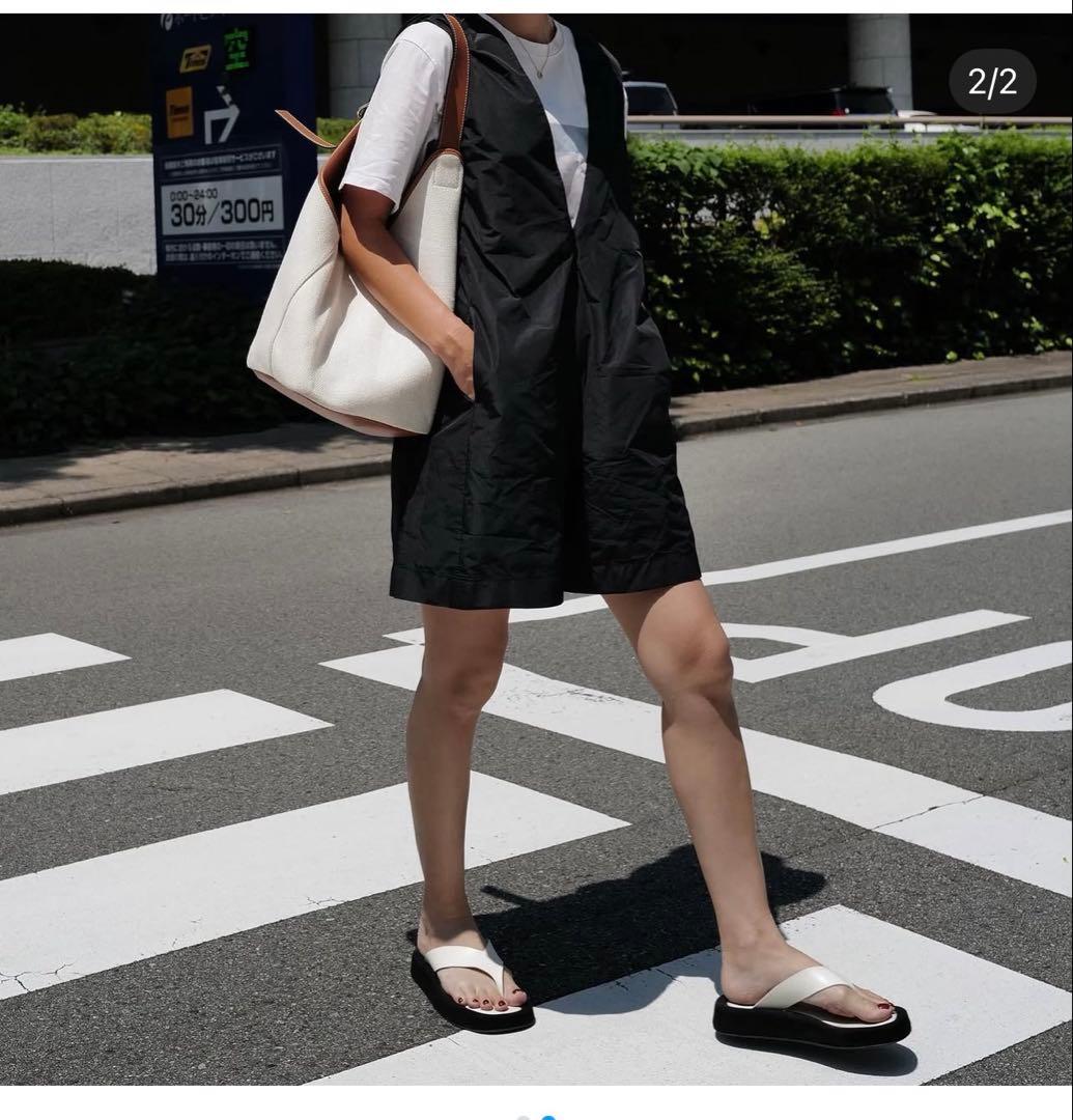 マチャット　ロンパース　ブラック