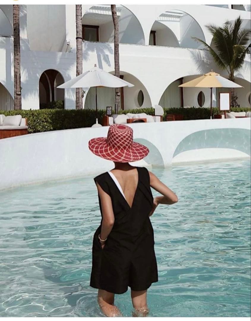 マチャット　ロンパース　ブラック