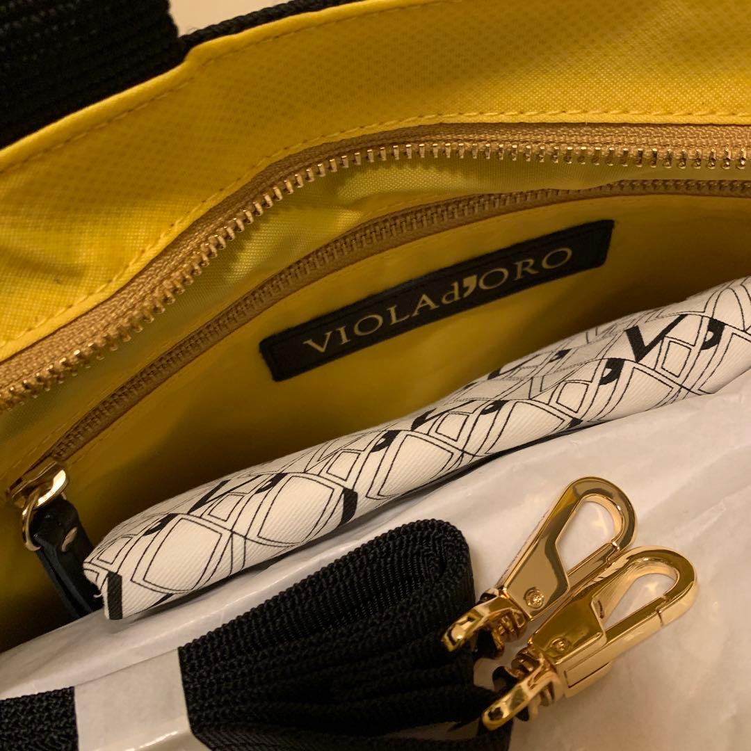新品　VIOLAd'ORO ジーノ 2WAY ナイロントート Vー2037