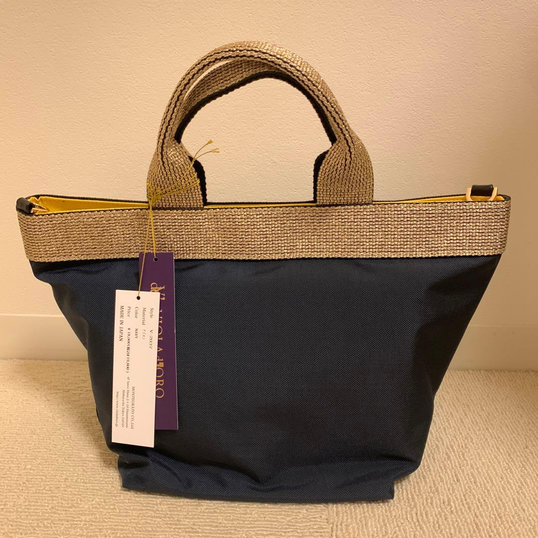 新品　VIOLAd'ORO ジーノ 2WAY ナイロントート Vー2037