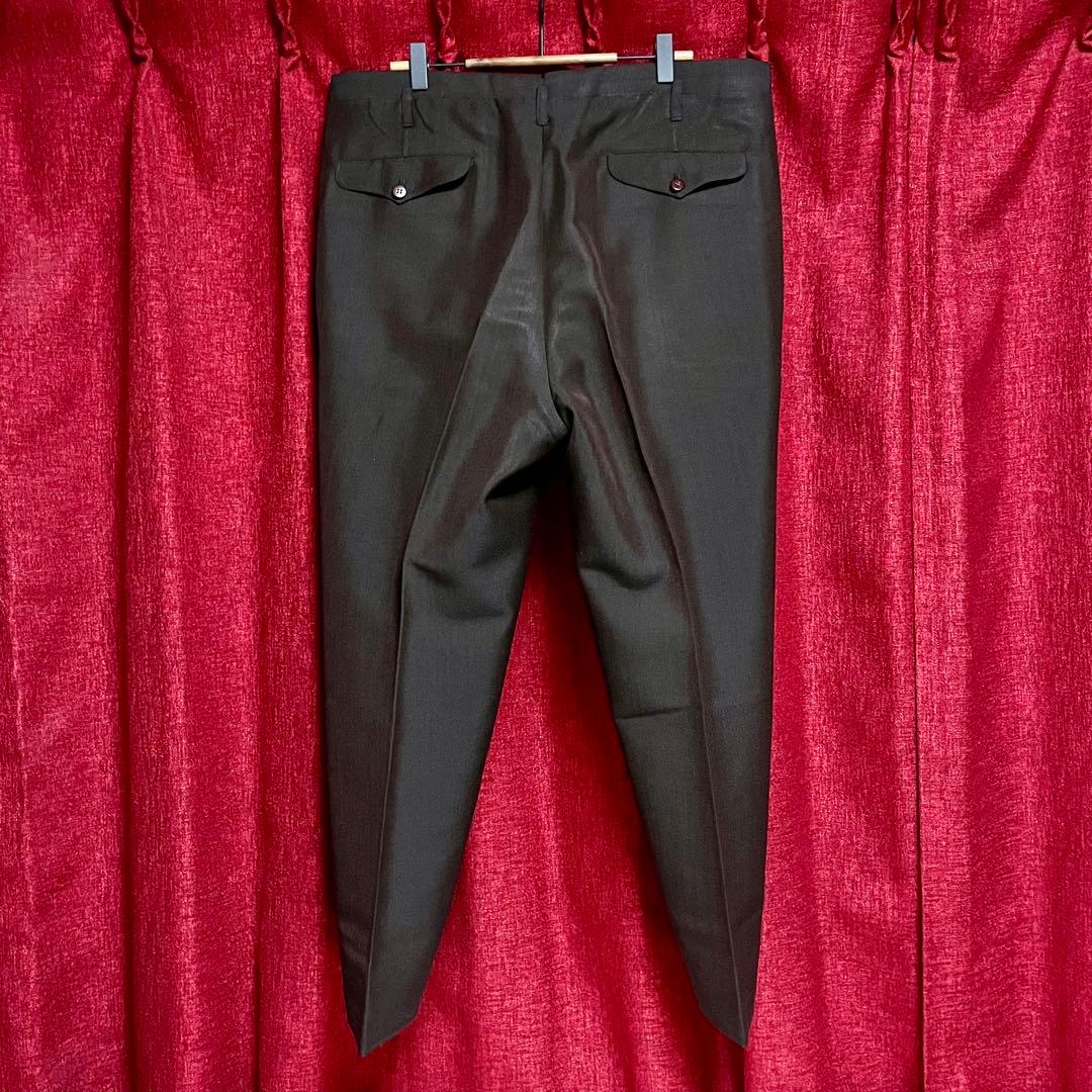 美品 50S ヴィンテージ セットアップ シングル スーツ 茶 ボタンフライ