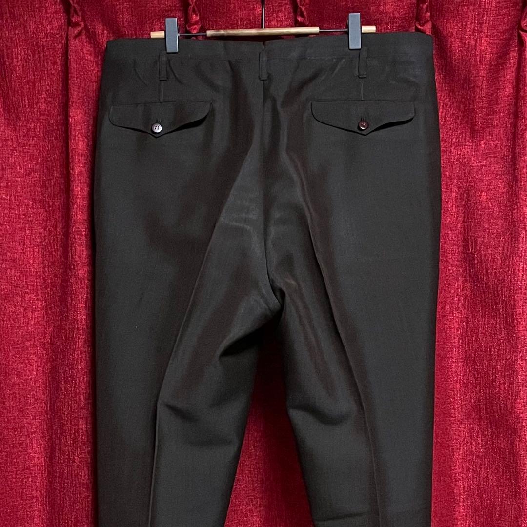 美品 50S ヴィンテージ セットアップ シングル スーツ 茶 ボタンフライ