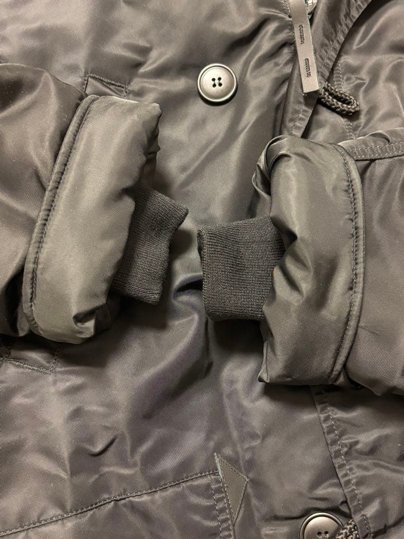 試着のみ美品　ALPHA アルファインダストリーズn3b ブラック