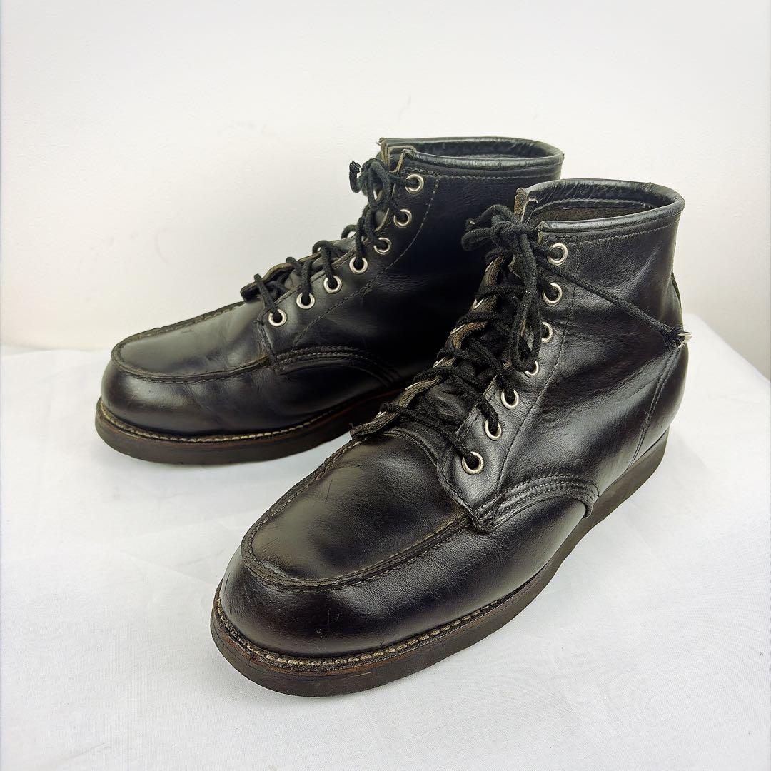 90s RED WING 8179 アイリッシュセッター 黒 犬タグ　黒ソール
