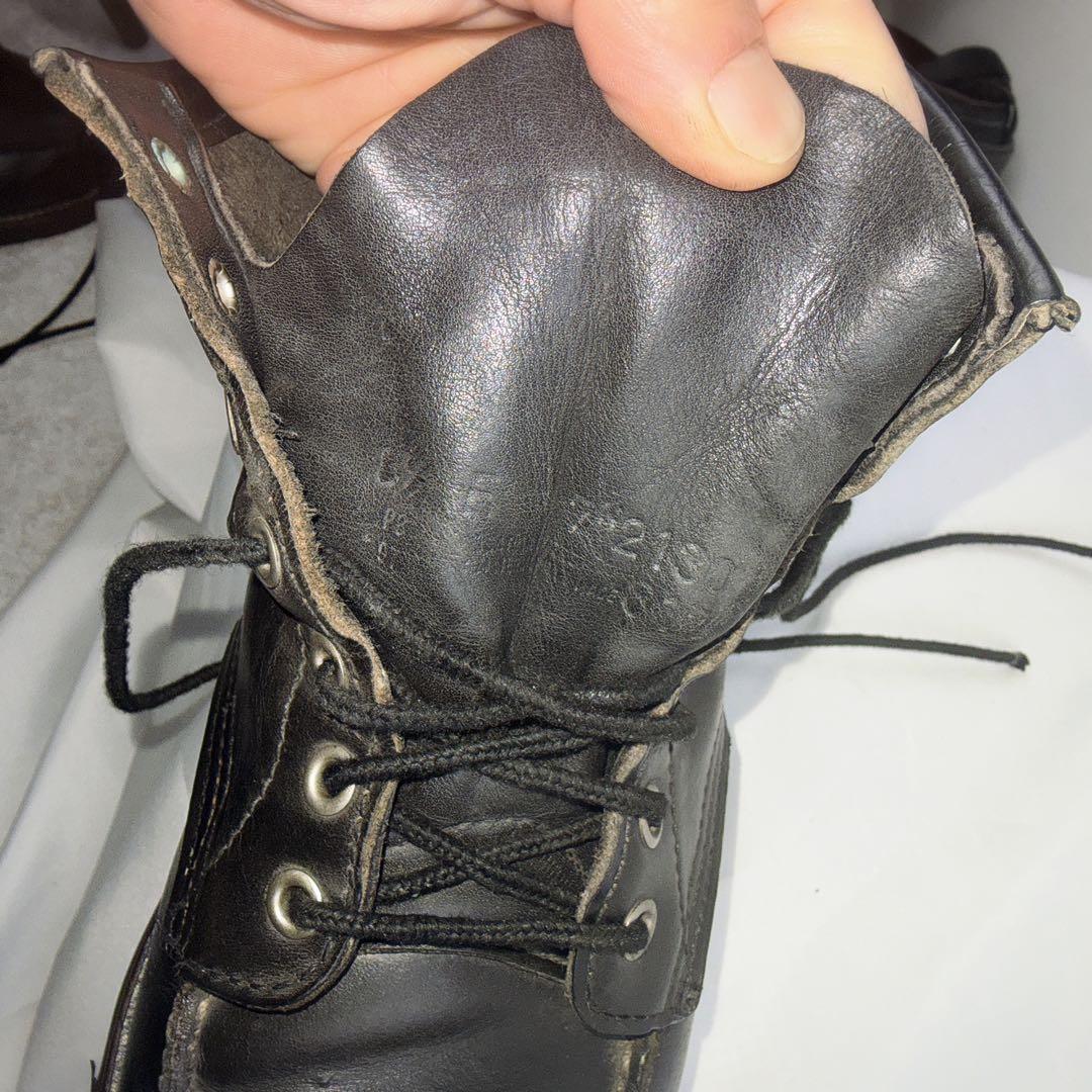 90s RED WING 8179 アイリッシュセッター 黒 犬タグ　黒ソール