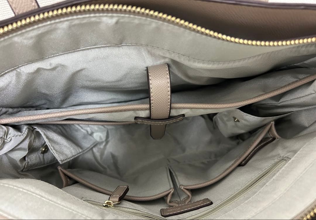 Jewelna Rose OLバッグ・セレム 横型トートバッグ A4グレージュ