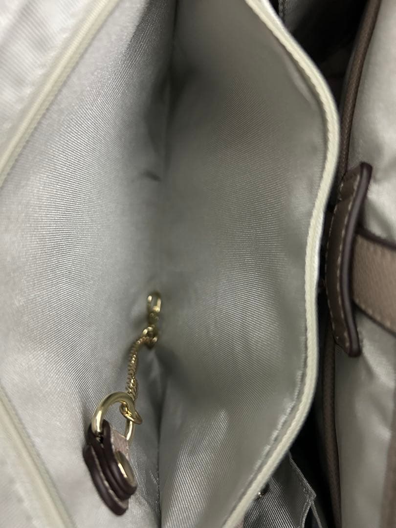 Jewelna Rose OLバッグ・セレム 横型トートバッグ A4グレージュ