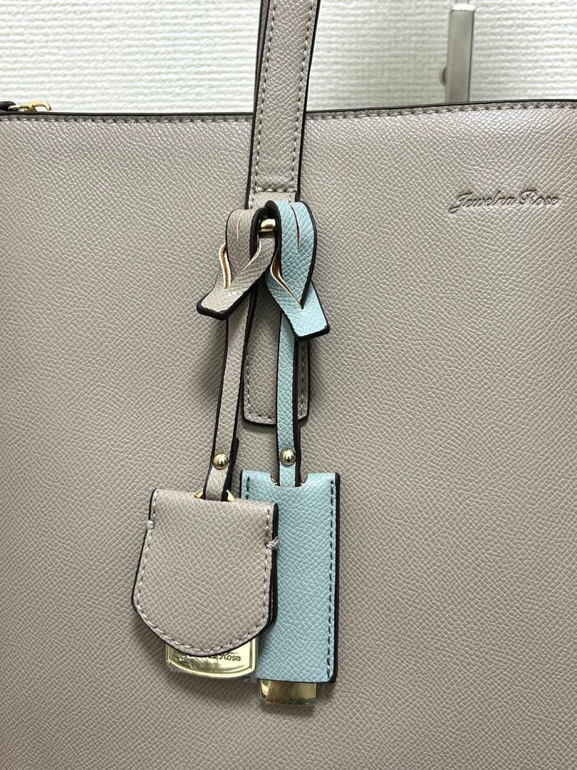 Jewelna Rose OLバッグ・セレム 横型トートバッグ A4グレージュ