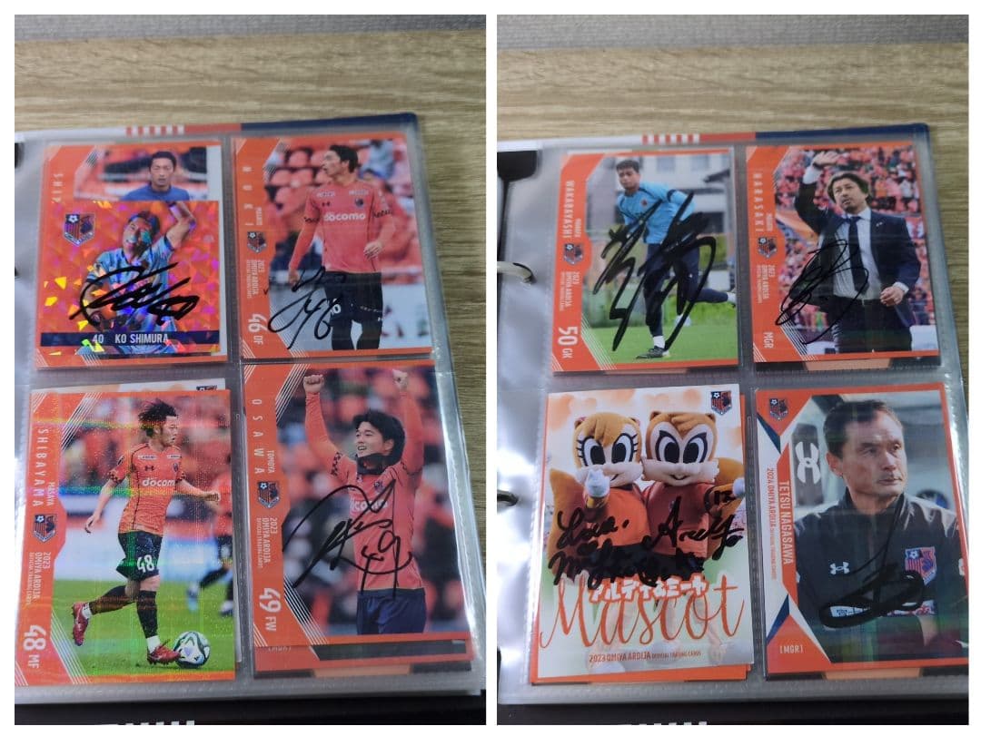 激レア 大宮アルディージャ サイン入り多数 カード チェキまとめ