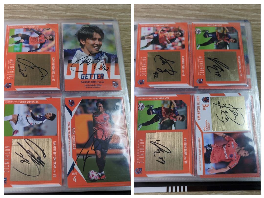 激レア 大宮アルディージャ サイン入り多数 カード チェキまとめ