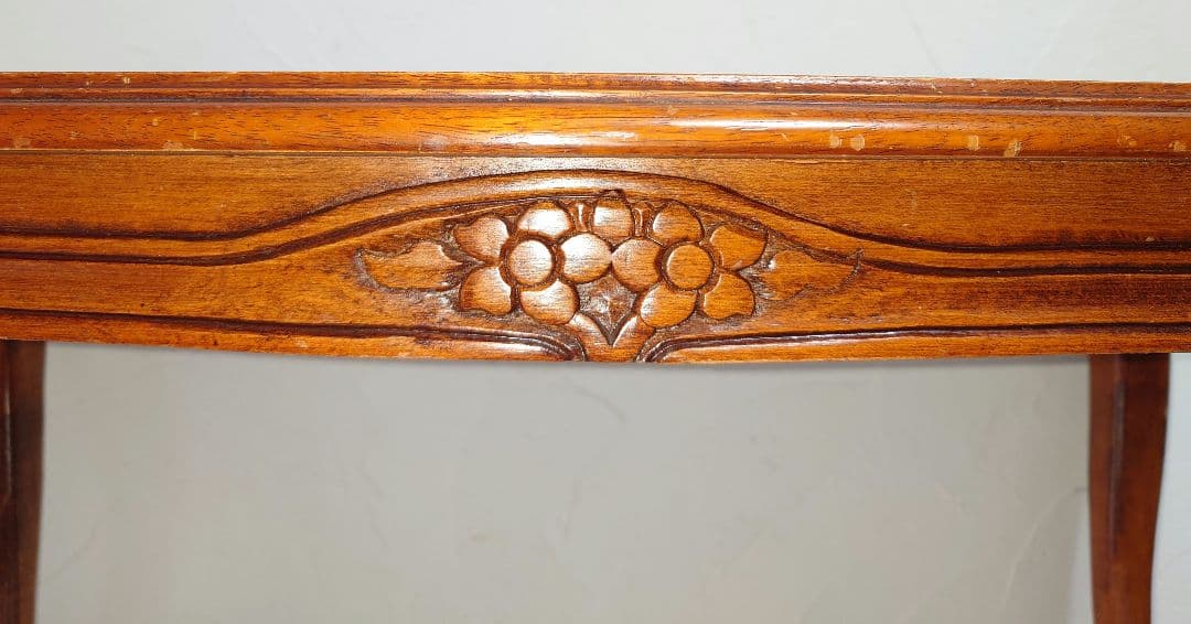 猫脚 無垢センターテーブル サイドローテーブル 机つくえ 花台 天然木製 猫足