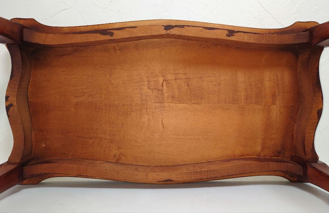 猫脚 無垢センターテーブル サイドローテーブル 机つくえ 花台 天然木製 猫足