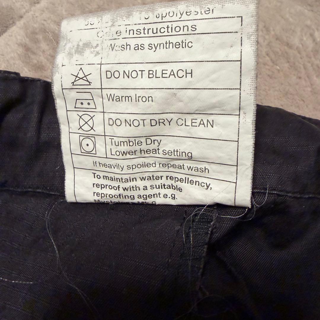 90s SAS イギリス軍 実物 コンバットトラウザー リップストップ ブラック